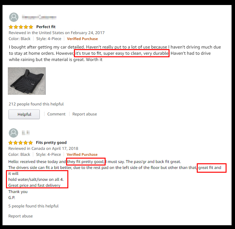 customer feedback