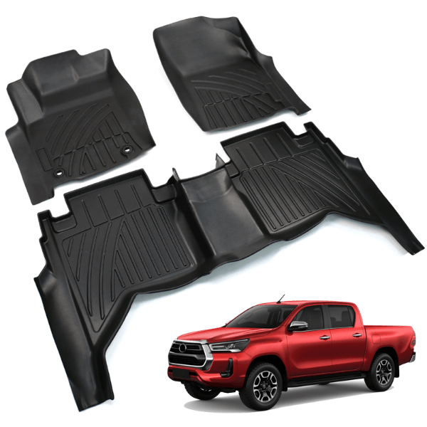 TPE CAR FLOOR MAT FOR TOYOTA HILUX