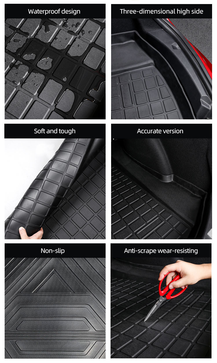 TPE CAR TRUNK MAT FOR TESLA MODEL Y  (6)