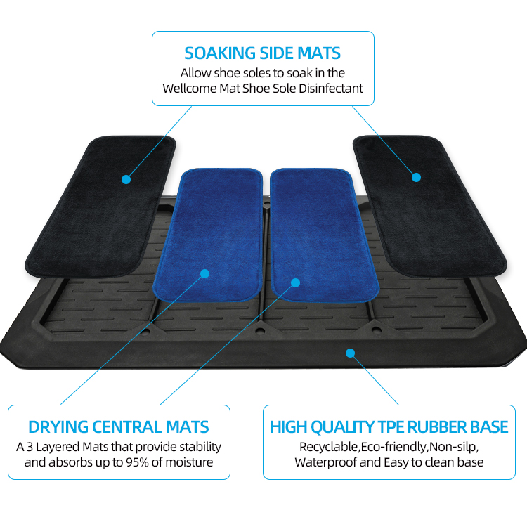 disinfecting floor mat