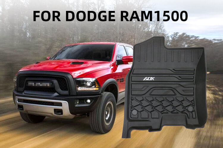 TPE CAR MAT FLOOR FOR DODGE RAM 1500 2019+ (1)