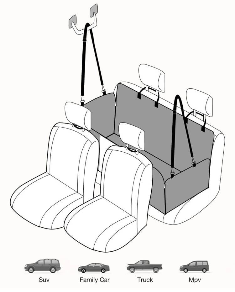 Dog Car Seat Cover (5)