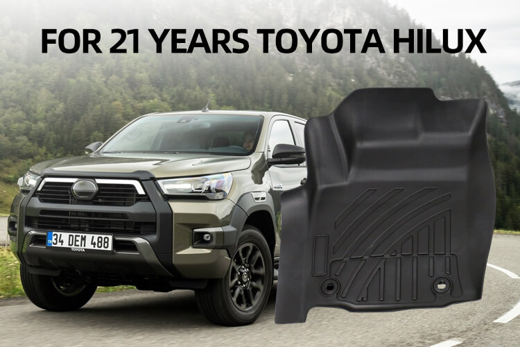 TPE Car Floor Mat For Toyota Hilux 2021 (1)