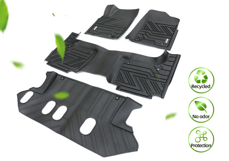 TPE CAR FLOOR MAT FOR NISSAN PATROL-7 SEATS 2012+ (2)