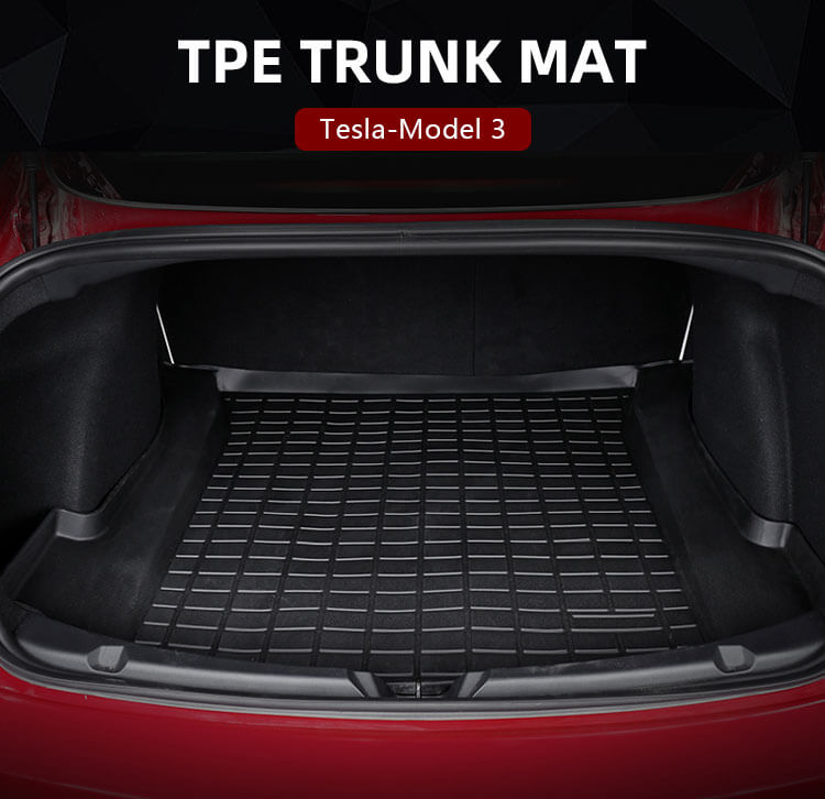TPE CAR TRUNK MAT FOR TESLA MODEL 3 (1)