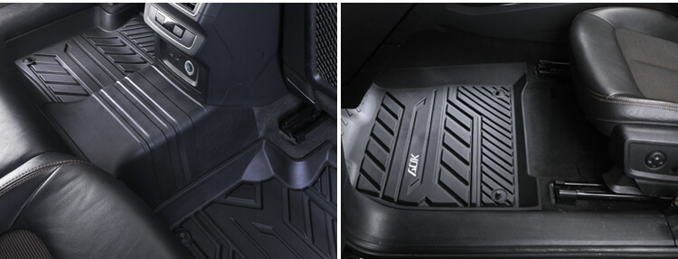 TPE CAR FLOOR MAT FOR FORD RANGER SUPER CREW 2019+ (10)