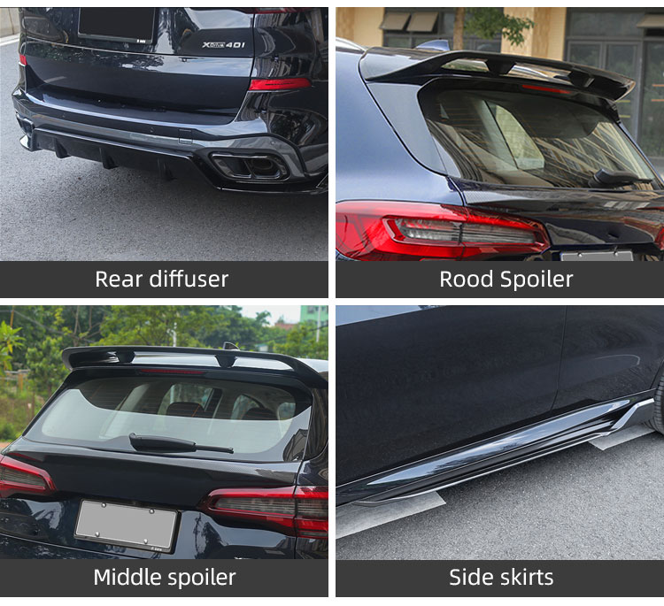 ABS MATERIAL CAR FRONT LIP FOR BMW X5 (8)