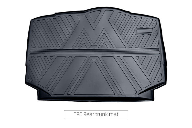 TPE CAR TRUNK MAT FOR VOLKSWAGEN POLO (2)