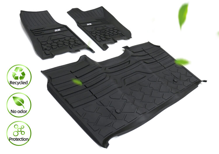 TPE CAR MAT FLOOR FOR DODGE RAM 1500 2019+ (2)