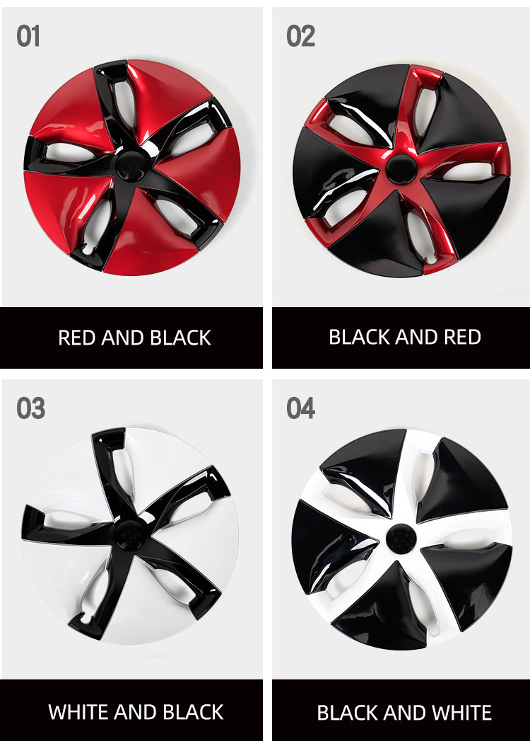 PLASTIC WHEEL COVERS FOR 17-19 YEARS TESLA MODEL 3 (2)