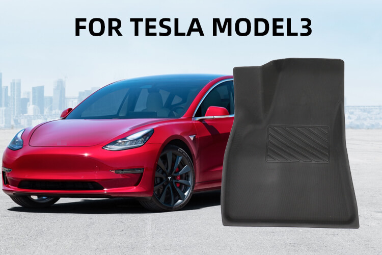 TPR Car Mat For Tesla (1)