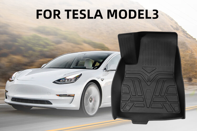 TPE CAR FLOOR MAT FOR TESLA MODEL 3 2018+ (1)