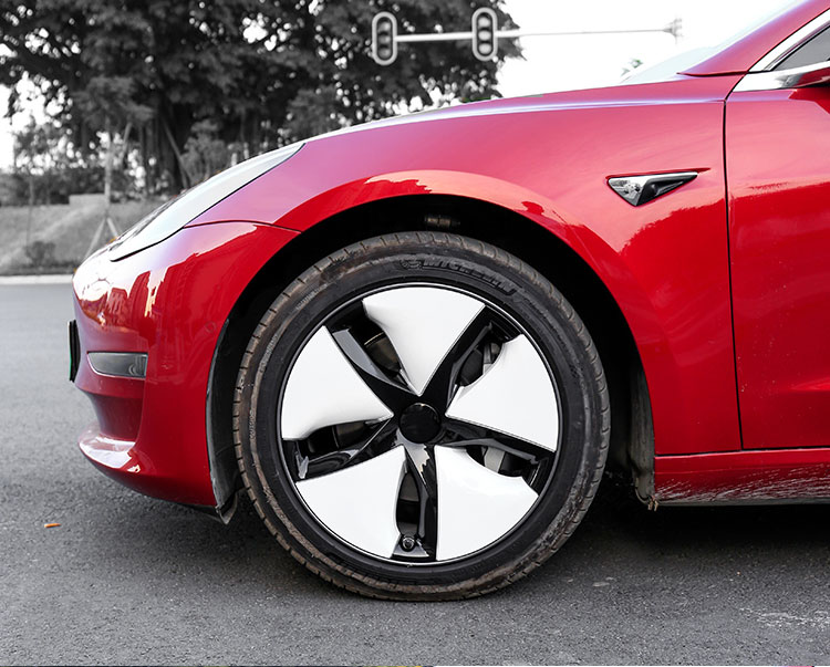 PLASTIC WHEEL COVERS FOR 17-19 YEARS TESLA MODEL 3 (7)