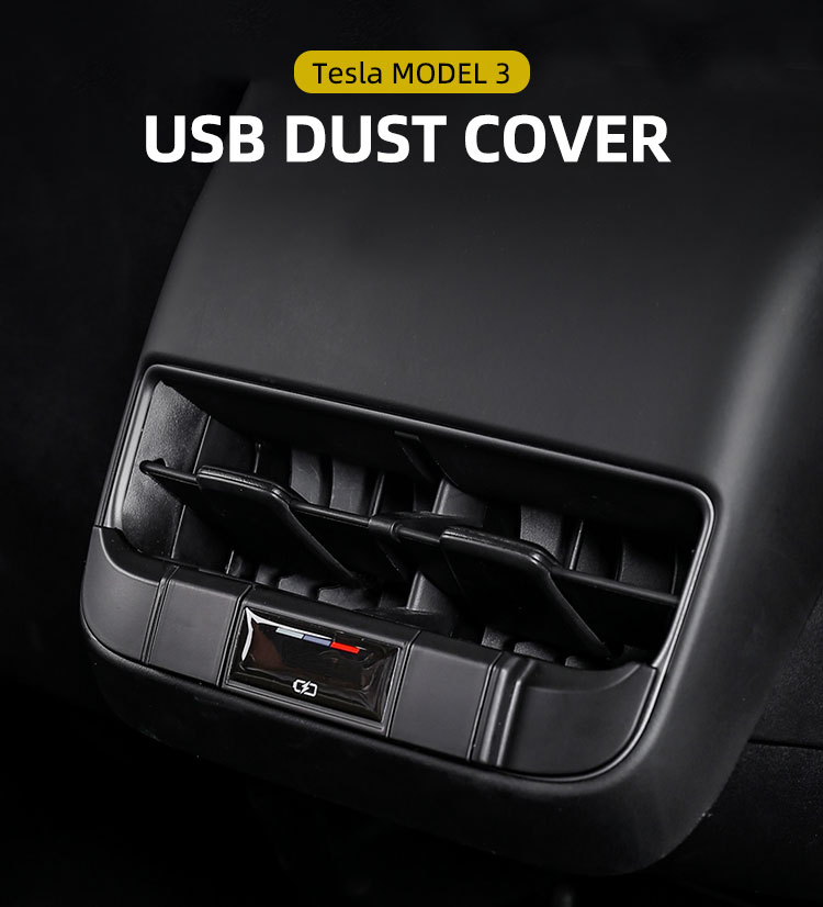 USB DUST COVER FOR TESLA MODEL 3 (1)