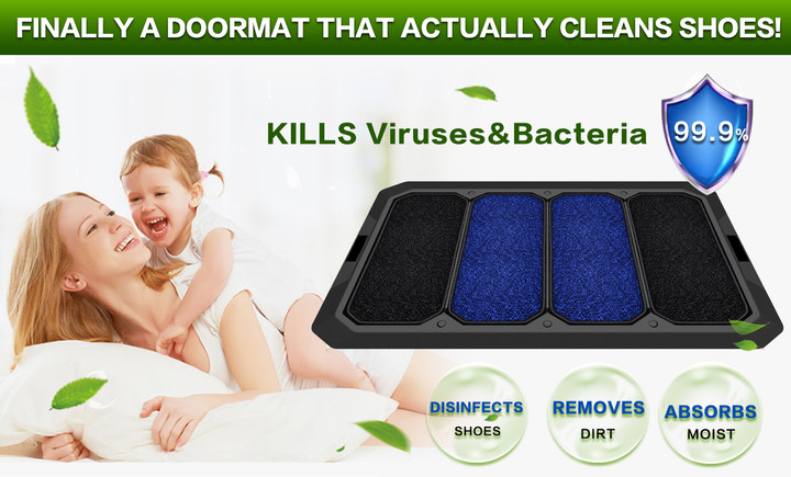 disinfecting foot mat