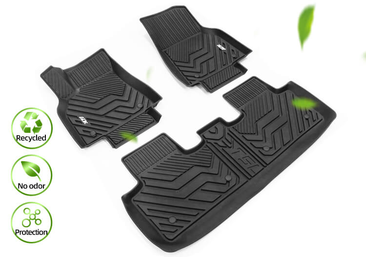 TPE CAR FLOOR MAT FOR TESLA MODEL Y 2020+ (2)