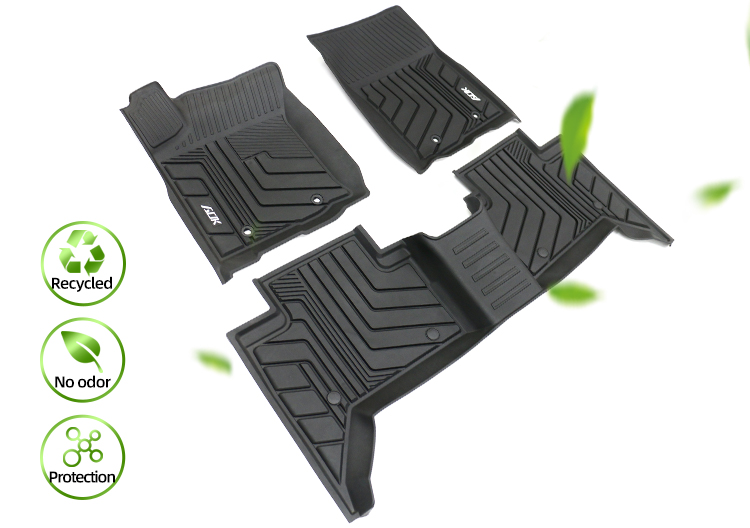 TPE CAR FLOOR MAT FOR TOYOTA TACOMA SUPER CREW (2)
