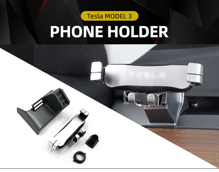 MOBILE PHONE HOLDER FOR TESLA MODEL 3 2019+ (1)