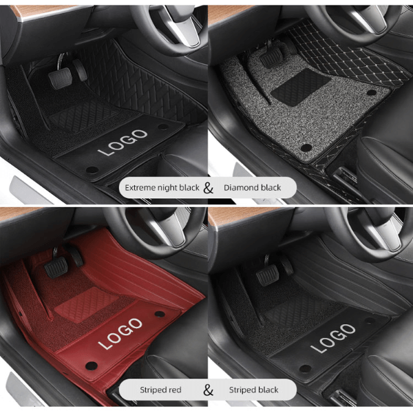 Leather Car Mat For Tesla Model 3 (5)-600