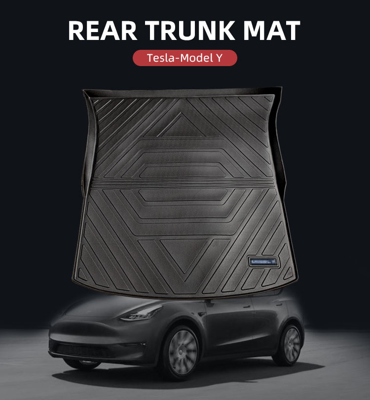 TPE CAR TRUNK MAT FOR TESLA MODEL Y  (1)