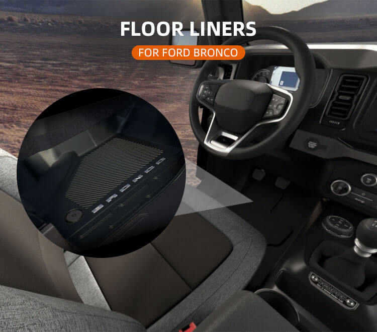 TPE Car Floor Mat For Ford Bronco (1)