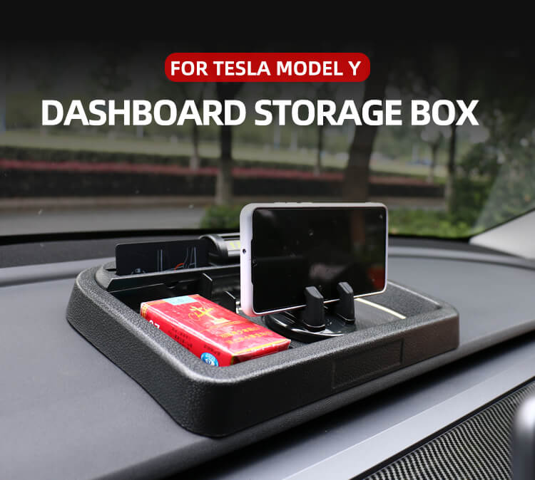 Dashboard Storage Box For Tesla Model Y (1)