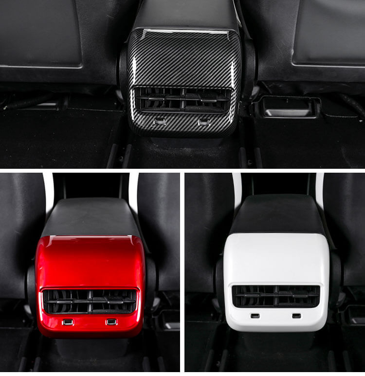 Rear Air Condition Vent Cover For Tesla (7)
