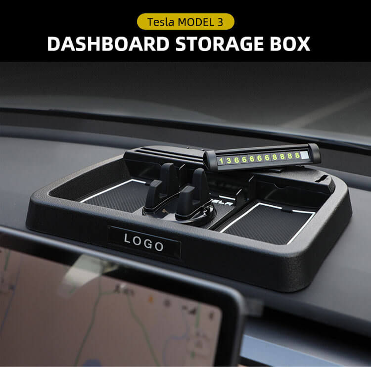 Dashboard Storage Box For Tesla Model 3 (1)