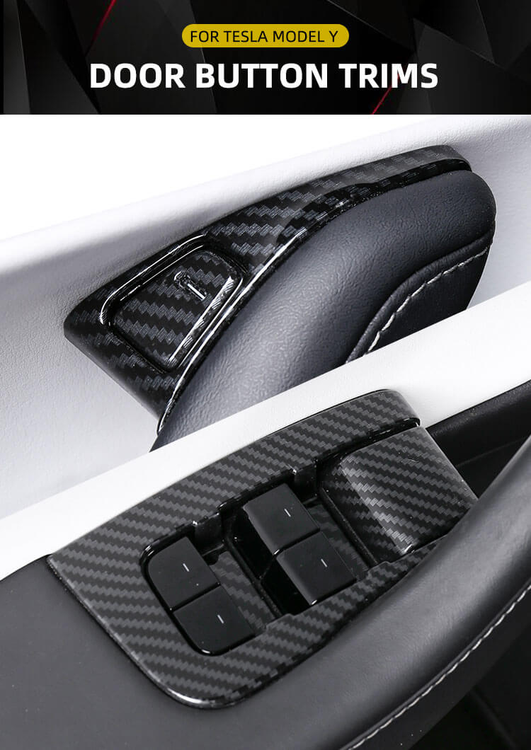 Door Button Trims For Tesla Model Y (1)