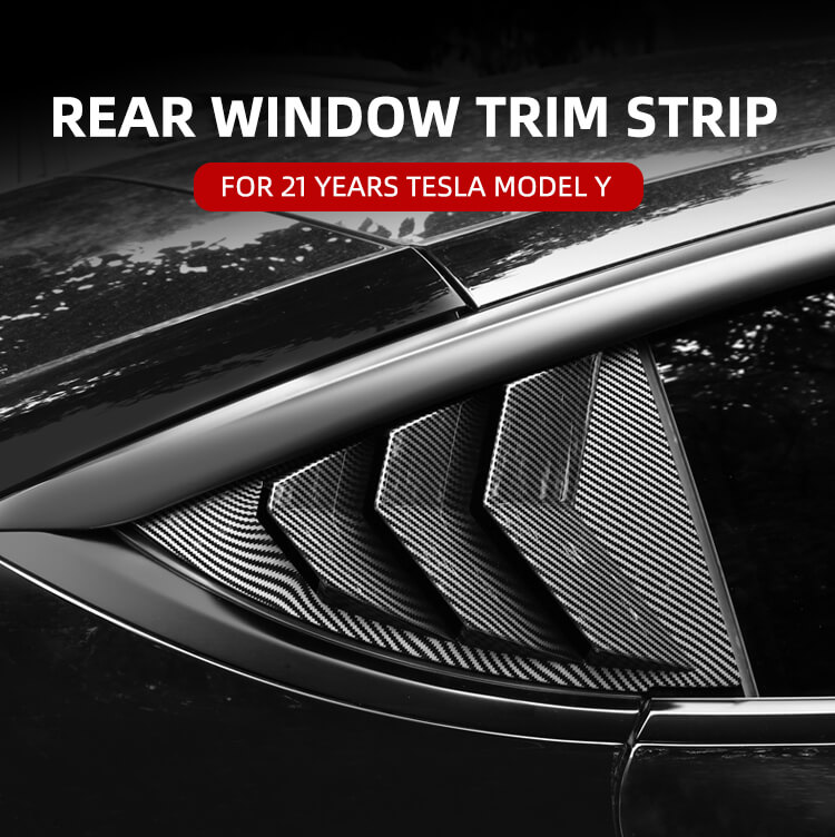 Rear Window Trim Strip For Tesla Model Y (1)