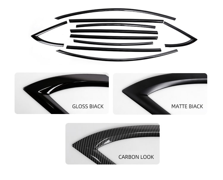 Window Trim For Tesla Model 3 (3)
