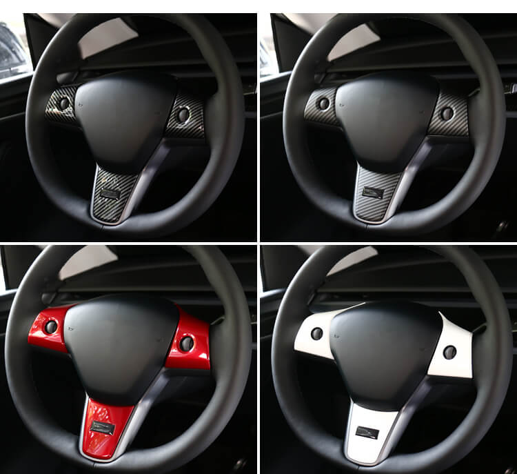 Steering Wheel Sequin Stickers For Tesla Model Y (6)