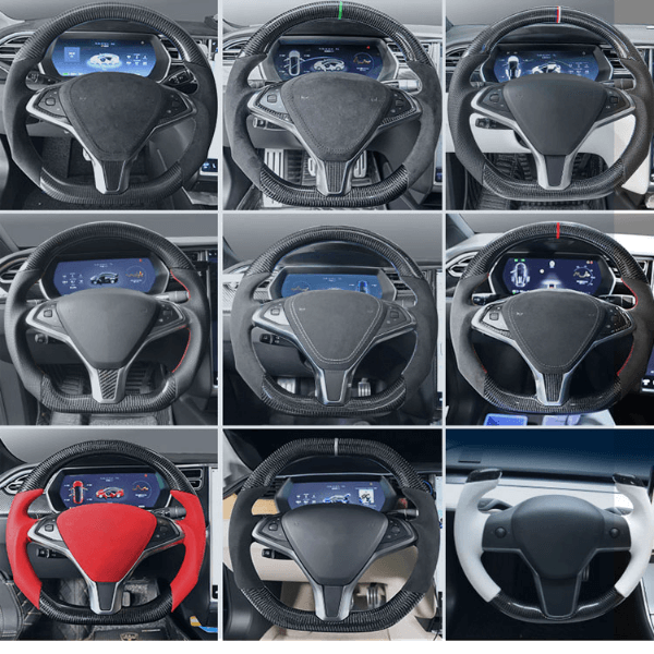 Carbon Fiber Steering Wheel For Telsa model 3 (7)-600