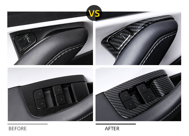 Door Button Trims For Tesla Model Y (5)