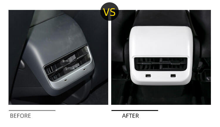 Rear Air Condition Vent Cover For Tesla (5)