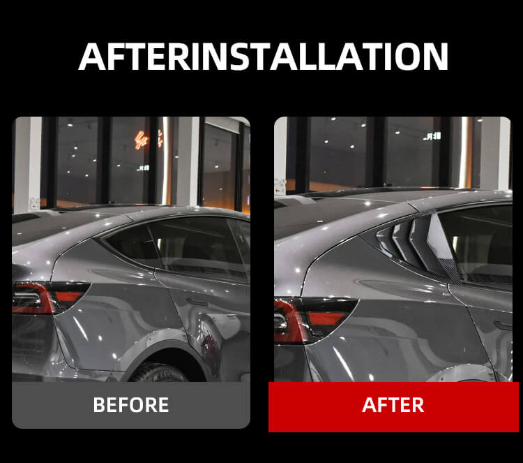 Rear Window Trim Strip For Tesla Model Y (3)