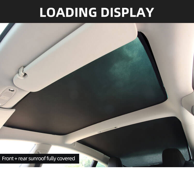 Sunroof Sunshade For Tesla Model 3 (7)