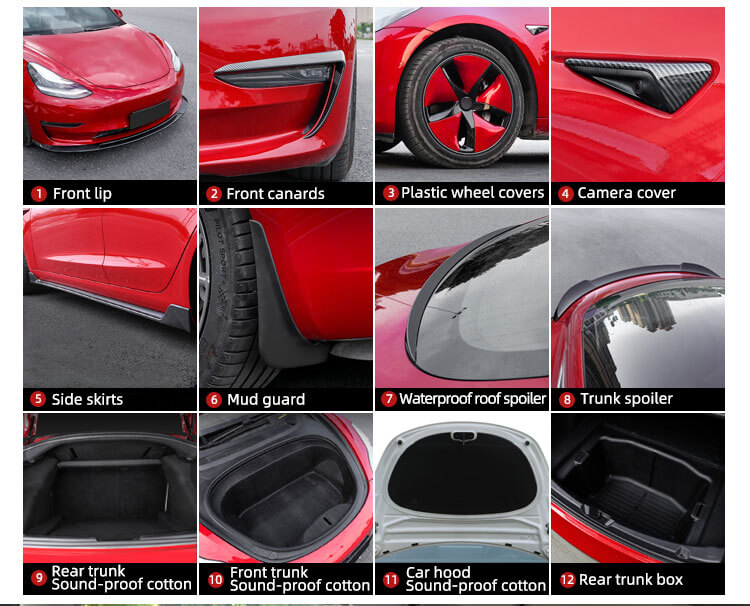 Rear Anti Kick Board For Tesla Model 3 (8)