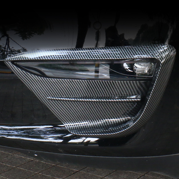FIT TESLA MODEL Y FOG LIGHT TRIM FRONT FOG LIGHT COVER EYEBROW COVER TRIM FRAME EXTERIOR DECORATION
