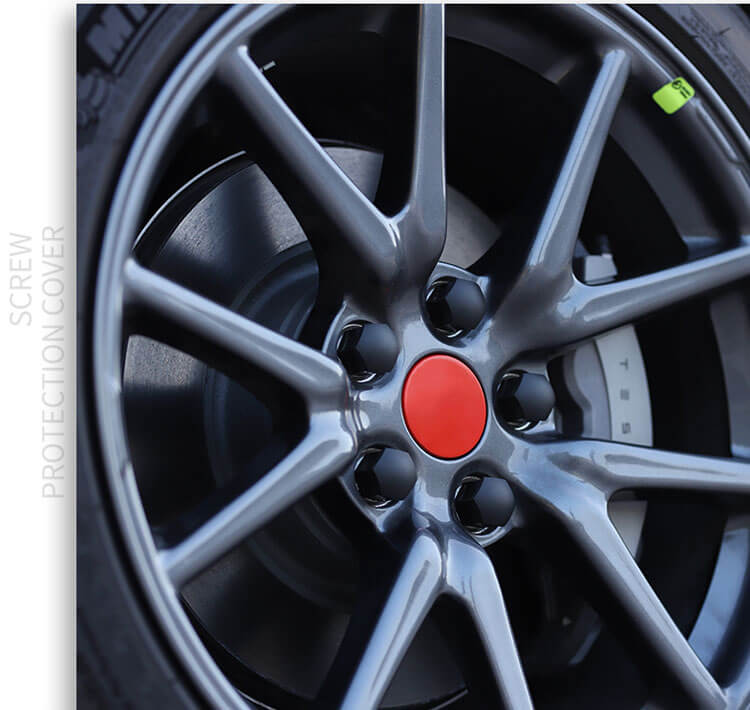 Hub Screw Protective Cover For Tesla (6)