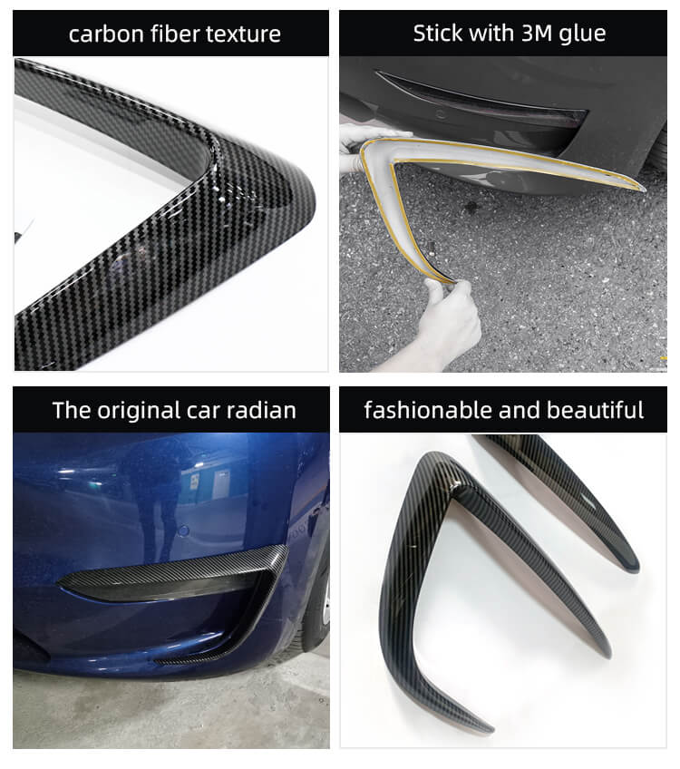 Front Canards For Tesla Model Y (4)