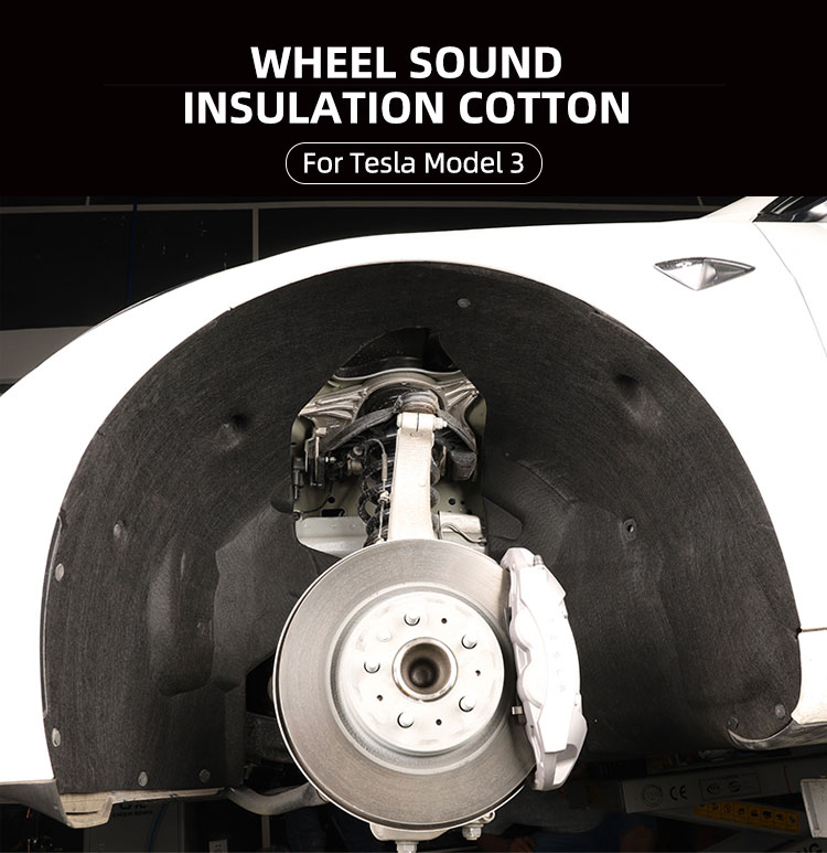 WHEEL SOUND INSULATION COTTON FOR TESLA MODEL 3 (1)